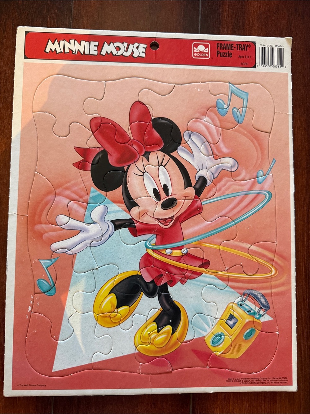 Minnie Mouse Kids Puzzle - Pink, Red & Yellow
